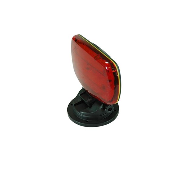 Newalthlete Battery Powered LED Strobe Light with Adjustable Locking Magnetic Base, Red Lens NE2609422